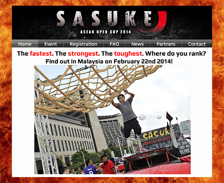 SASUKE ASEAN OPEN CUP 2014y[W